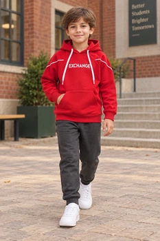 Худі Exchange Kiddo червоний 128 см