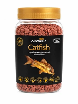 Корм для аквариумных рыб Аквариус Меню для сомов (CatFish menu) - 600 мл (350г)