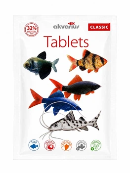 Корм для аквариумных рыб Аквариус Классическое меню, таблетки (Classic menu tabs) - 40г