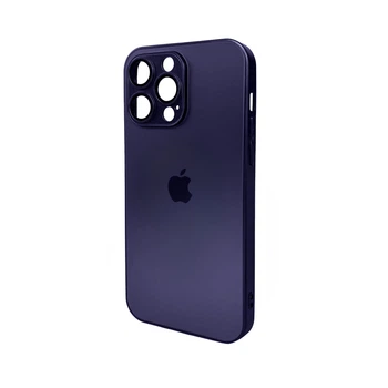 Чохол для смартфона AG Glass Matt Frame Color Logo for Apple iPhone 15 Pro Max Deep Purple