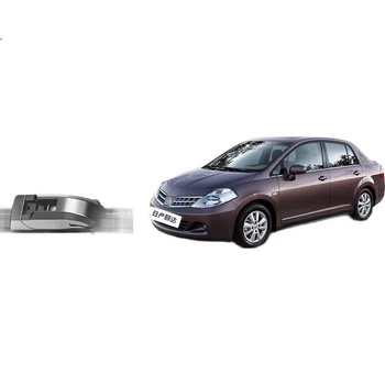 Бескаркасные щетки стеклоочистителя YITU для Nissan Yida, оригинальный заводской размер, высококачественная резиновая лента.