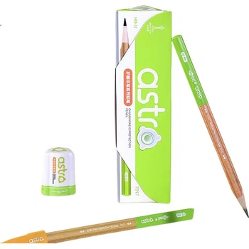 Набор из 10 карандашей Zhonghua Popular Eye-Protection Little Asteroid Writing Pencils Space Core 3D Balanced Barrel Thick Triangular Grip Pencils для учеников начальной школы TB0040