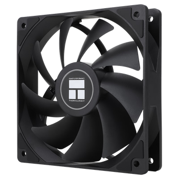 Вентилятор Thermalright TL-C12C EXTREM Black 12 см, подвійний кульковий підшипник, 4-контактний роз'єм ШІМ Daisy-Choose, 1850 об/хв