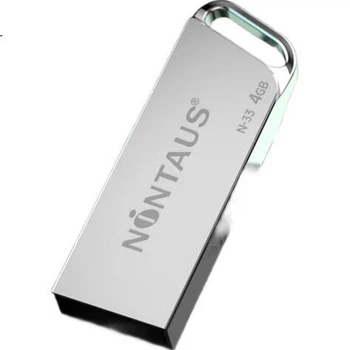Флеш пам'ять USB NINTAUS N-33 4GB USB 2.0 Silver