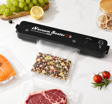 Вакуумний пакувальник Vacuum Sealer JP-12Y для герметичного пакування продуктів, автоматичний