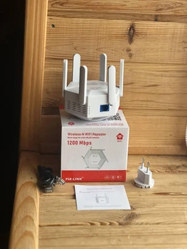 Підсилювач Wi-Fi сигналу PIX-LINK AC1200M з 6 антенами, Wi-Fi репітер 1200 Мбіт/с, Repeater/AP, LAN-порт