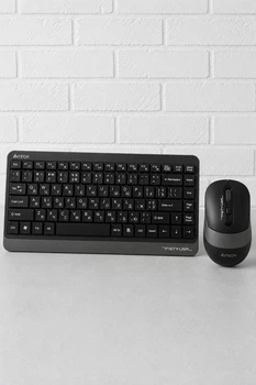 Бездротовий комплект A4Tech Fstyler FG1110 клавіатура + миша 2.4GHz 2000 DPI Black/Grey (82226)