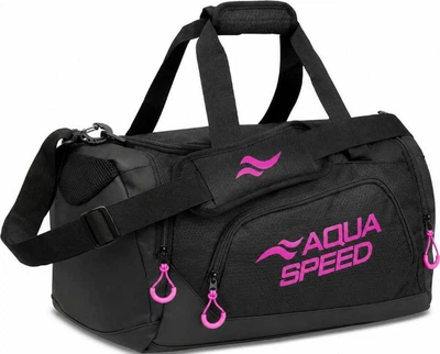Сумка Aqua Speed DUFFEL Bag S 63399 33L чорний, рожевий Унісекс 40 x 30 x 28 см