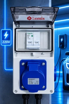 Щит для підключення зарядного пристрою електромобілів 32А/IP66 Schneider Electric