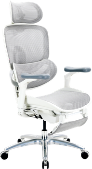 Крісло офісне ергономічне Sihoo DORO C300 LITE V2 з підніжкою White (4820216980134)