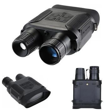 Цифровой бинокль ночного видения Night Vision NV400-B с ИК подсветкой 400 м 3.5x31 запись видео 32 Гб для охоты тактический Черный