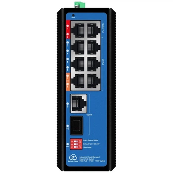 Коммутатор 10 портов управляемый Ewind EW-EPIS3910SH-8GE AI PoE