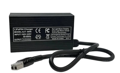 Зарядний пристрій для акумулятора LiFePO4 4S 12V 14.6V 30A 600W Guangdong SanJiaTong 600E, активне охолодження