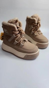 Зимние ботинки для девочки Clibee 57-2 beige беж р.36-22,5 см