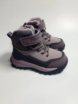 Зимние ботинки для девочки Clibee 782-2 purple фиолетовые р. 22-15 см
