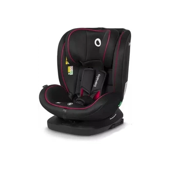Автокрісло Lionelo Bastiaan i-Size Black Red, чорне з червоним (LO-BASTIAAN I-SIZE BLACK RED)