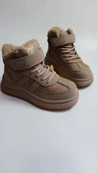 Зимние ботинки для девочки Clibee 755-2 beige беж р.31-20,5 см