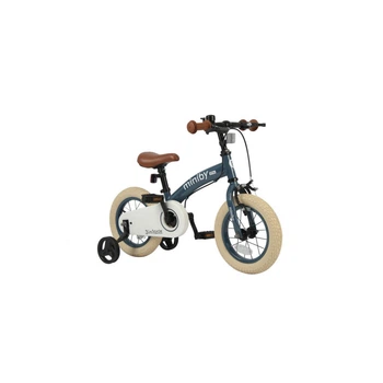 Дитячий велосипед QPlay Miniby 3 в1, біговел 12", Grey-Blue (CB02MiniBy12Grey-Blue)