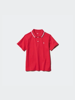 Детское поло Uniqlo DRY 1162510126 (Красный 11-12) на рост 145-155 см