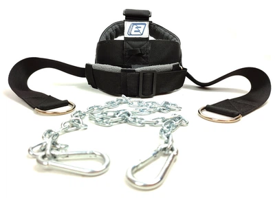 Тренажер для шиї EasyFit IRON NECK нейлон Чорний (EF-HDSTR-03)