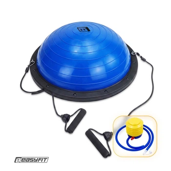 Балансировочная платформа EasyFit BOSU Ø60 см Синяя босса (EF-2322)