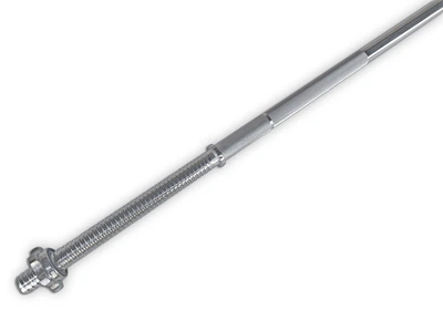 Гриф для штанги прямой EasyFit 1.5м Ø 28мм с замками хром (EF8066)