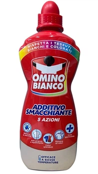 Плямовивідник та підсилювач Omino Bianco 5в1 для кольорових речей 900мл