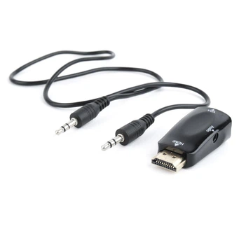 Перехідник Cablexpert HDMI-VGA M/F Black (A-HDMI-VGA-02)
