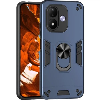 Защитный чехол Deexe Hybrid Shell для Xiaomi Redmi Note 17 (4G/5G) - Blue