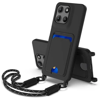 Защитный чехол Reframe Silicone Holder для Motorola Moto G77 / G67 - Black