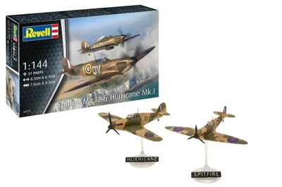 Стартовий набір 1:144 літаки Spitfire Mk.Ia & Hurricane Mk.I Revell 73771