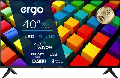 Телевизор Ergo 40" 40JFT5000