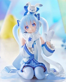 Коллекционная аниме-фигурка Furyu Miku Hatsune Snow Miku "Skytown" Мику Хацуне, 14 см