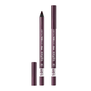 Олівець для очей topface PRO Satin Seal водостійкий PT623, 008 Amethyst Gleam Темно-бордовий