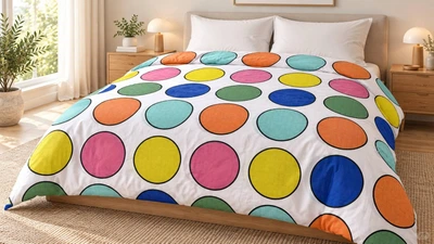 Пододеяльник из бязи 150х220 см - Circles
