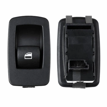 Кнопка склопідіймача з рамкою для BMW 1 Series, 3 Series, X3, X5, X6, Z4, чорна (OE 61316945874)