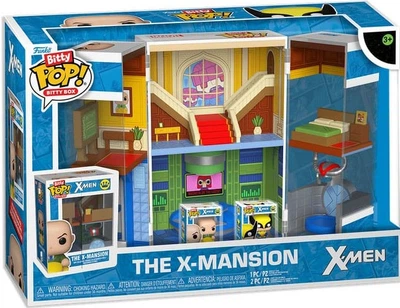 Набір фігурок Funko Bitty POP! Marvel: X-Men — Xavier's School (Школа Ксав'єра) Display Shell (4 фігурки в наборі)