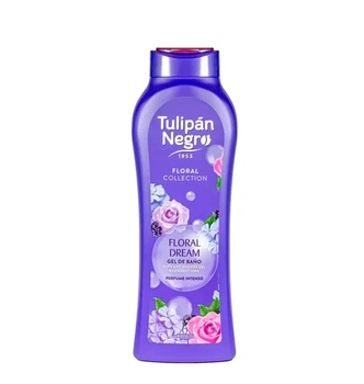 Гель для душу парфумований Tulipan Negro FLORAL Квіткові мрії, 650 мл