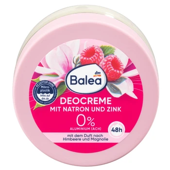 Крем-дезодорант без алюминия Balea Deocreme mit Natron с цинком и содой, 50 мл