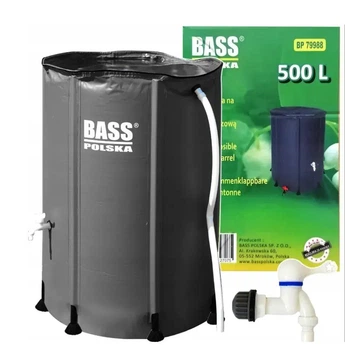 Резервуар для сбора дождевой воды Bass Polska BH 79988 бак 500 л с краном и переливом