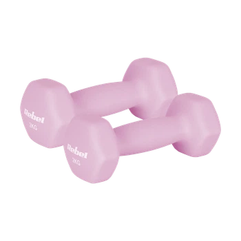 Гантели REBEL ACTIVE Neoprene HEX 2x2kg (RBA-2330-2)