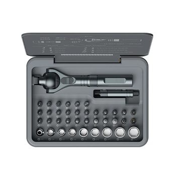 Викрутка з комплектом біт Xiaomi Duke RS2 ratchet screwdriver set gray