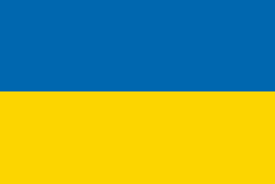 Флаг «Украина", 120 x 70 см, Атлас (У00227-А1)