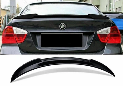 Спойлер AD_Plastik BMW 3 Series E90 2005–2012 M4 Style чорний глянсовий (B-384)
