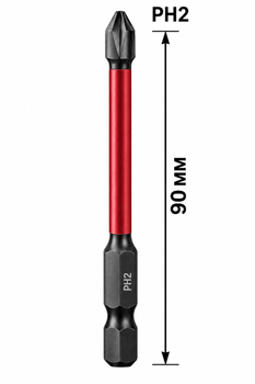 Біта impact S2 PH2 x 90 мм