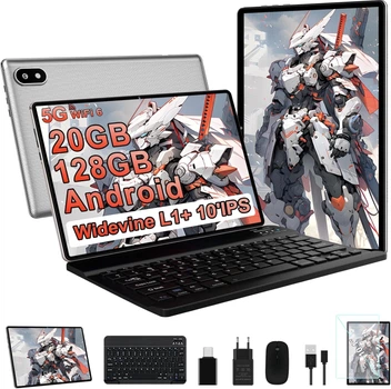 Планшет 10.1" UJJ U6 6+14/128Gb 8 ядер Android 14 8000 mAh Silver (102371467) - Уценка