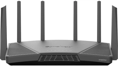 Беспроводной маршрутизатор Synology RT6600ax AX6600 Tri-Band Wi-Fi 6 Черный (102320413) - Уценка