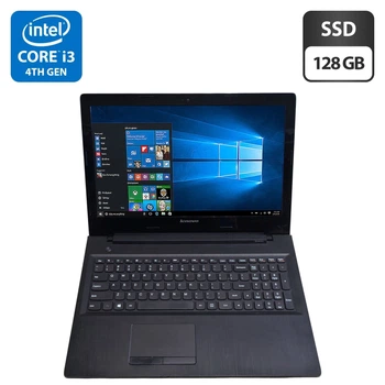 Ноутбук Lenovo G50-80 / 15.6" (1366x768) TN / Intel Core i3-4030U (2 (4) ядра по 1.9 GHz) / 8 GB DDR3 / 128 GB SSD / Intel HD Graphics 4400 / WebCam / DVD-ROM б/в