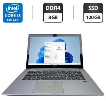 Ультрабук Б-клас Acer Swift 3 SF314-52 / 14" (1920x1080) IPS / Intel Core i5-7200U (2 (4) ядра по 2.5 - 3.1 GHz) / 8 GB DDR4 / 120 GB SSD / Intel HD Graphics 620 / WebCam б/в