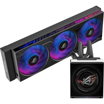 Система рідинного охолодження Asus ROG Strix SLC IV 360 ARGB LCD 5,08" IPS 360 мм 2500 об/хв Black (90RC01S1-B0EAY0)